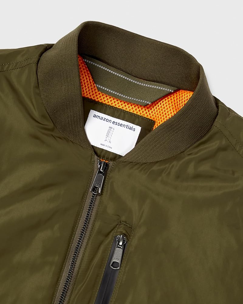 ESSENTIALS ブラック MA-1ジャケット ESSENTIALS ブラック MA-1ジャケット ma1 ma-1 2024AW STUDIO by